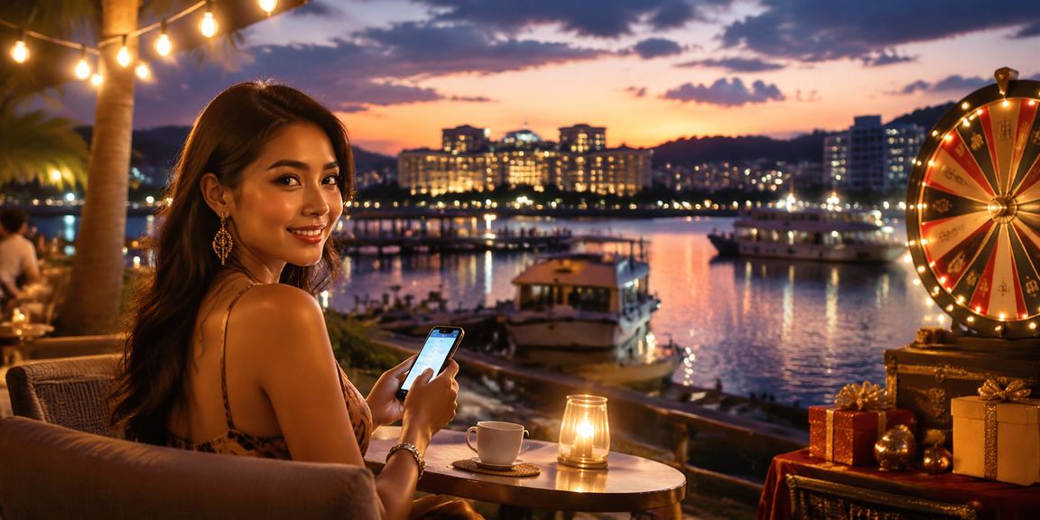 Permainan roulette gaya Malaysia di Kota Kinabalu